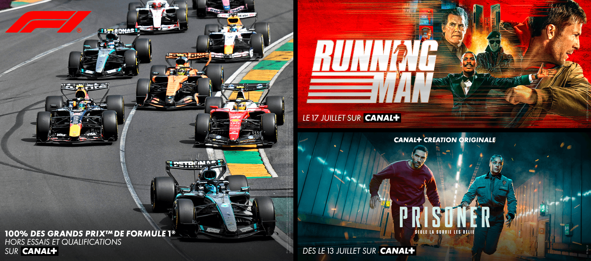 Bannière contenus mois de juillet Canal+