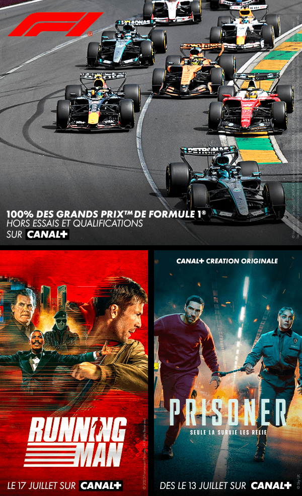 Bannière contenus mois de juillet Canal+